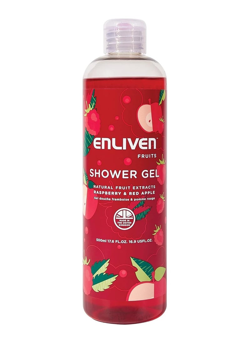 Raspberry and Red Apple Shower Gel 500ml