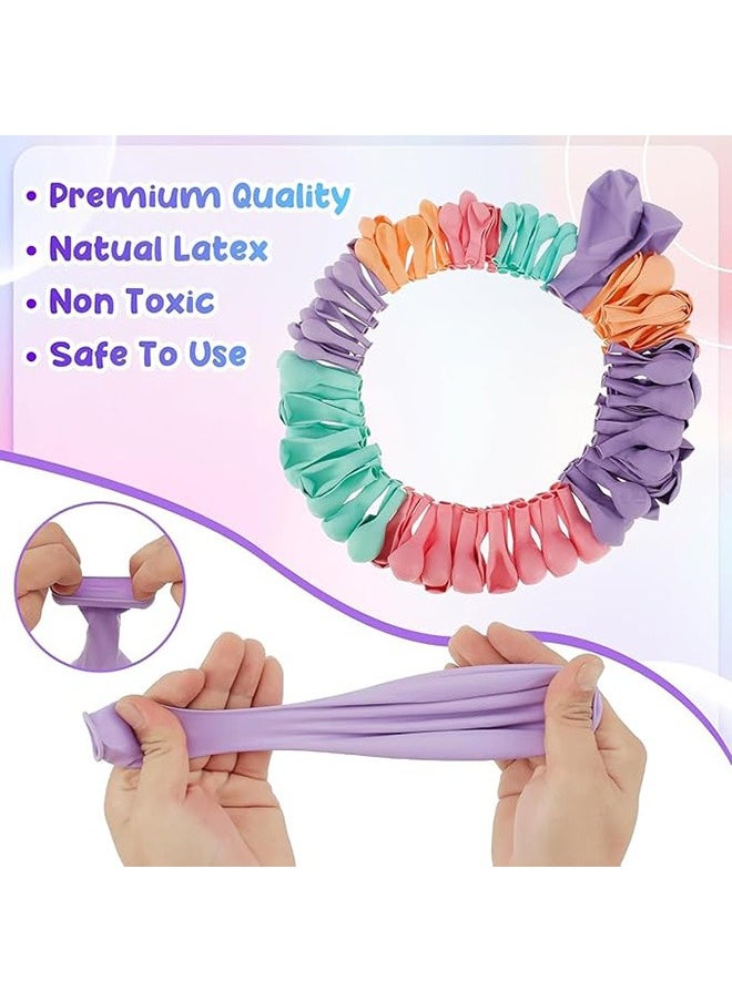 Butterfly Balloon Arch Kit, Balloon Garland Arch Kit with Large Butterfly and Colorful Daisy Foil Balloon, Butterfly Stickers Pastel, Purple Pink Green Yellow, for Graduation, Birthday, Wedding