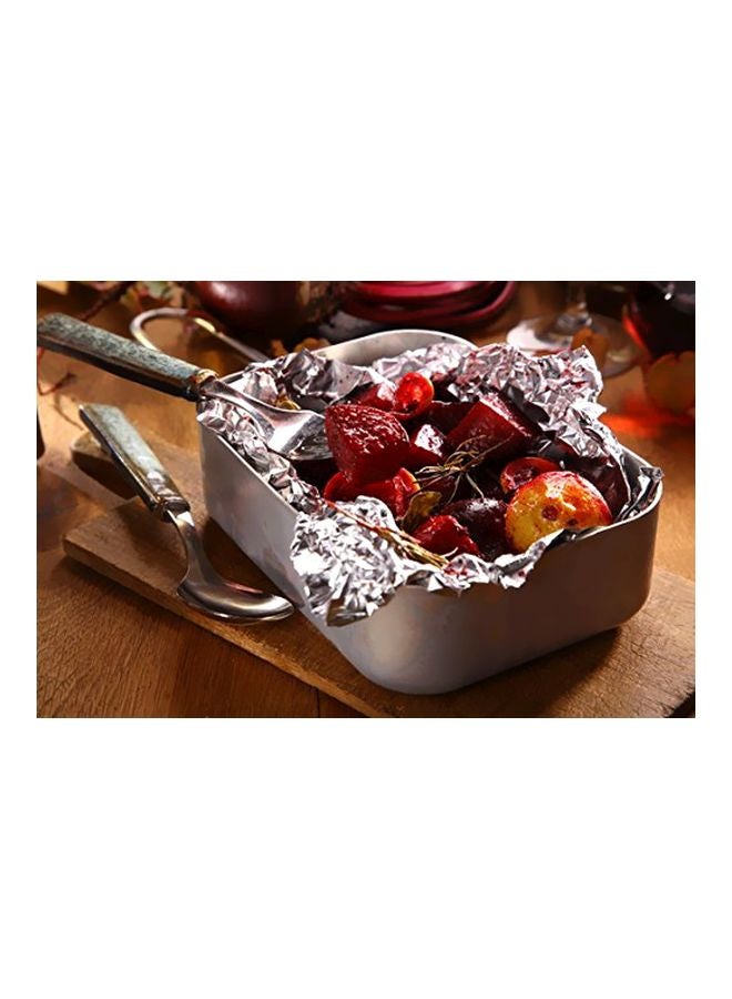 200-Sheets Aluminum Foil Silver 12x10.75inch