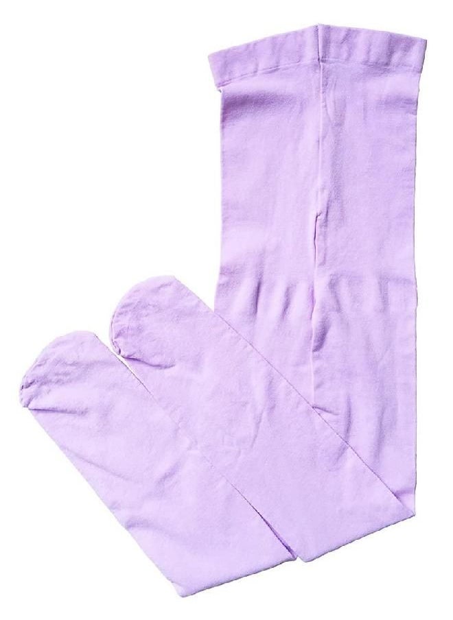 CHUNG Girls Light Weight Stretchy 60D Footed Tights Multi Candy Color Costumes Accessory Stage Performance 2-12Y, 3-5Y, LtPurple