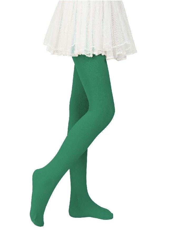 Girls Ballet Dance Tights for Toddler Soft Tights Baby Leggings Infant Elastic Dance Tights for Girls Dark Green 1-3T