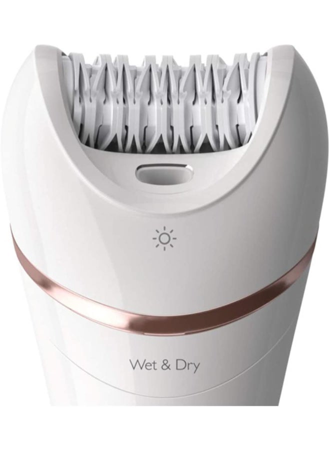 Epilator Series 8000 Wet And Dry Epilator BRE740/11, 2 Years Warranty White