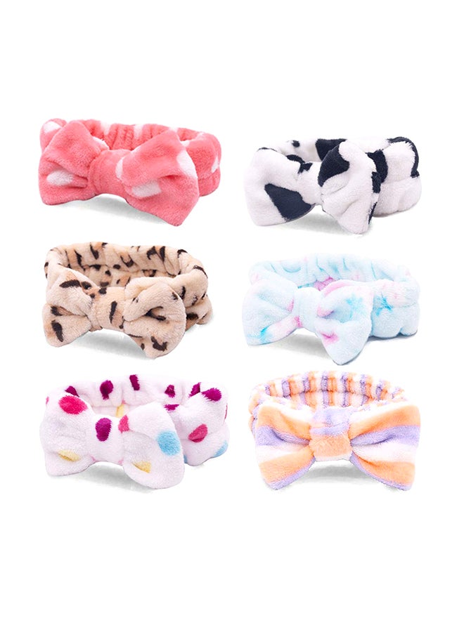 6-Piece Bow Hair Band