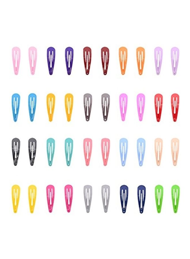 100-Piece Hair Clip Set Multicolour