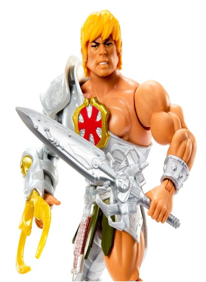 Masters of the Universe Origins Action Figure & Accessory, Rise of Snake Men Armor He-Man & Mini Comic Book, 5.5 Inch