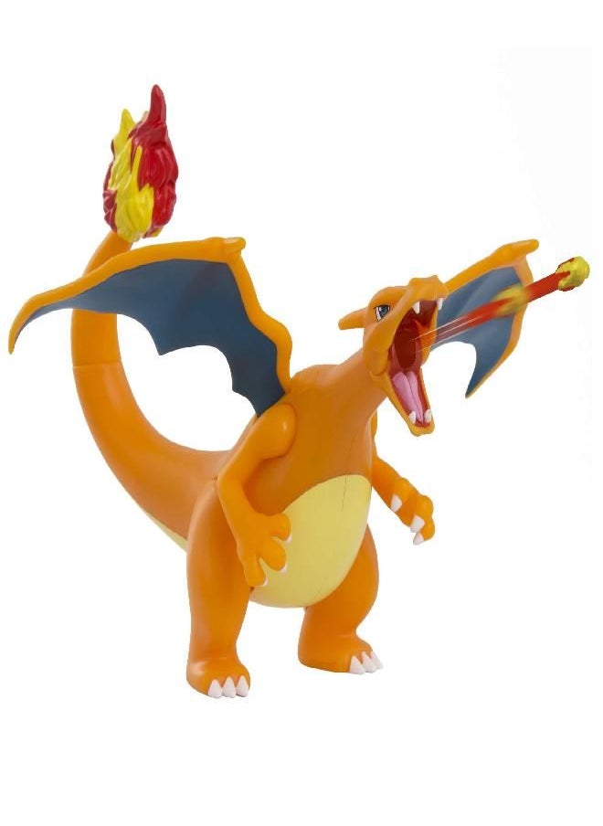 Pokemon Fire and Water Battle Pack - Includes 4.5 Inch Flame Action Charizard and 2