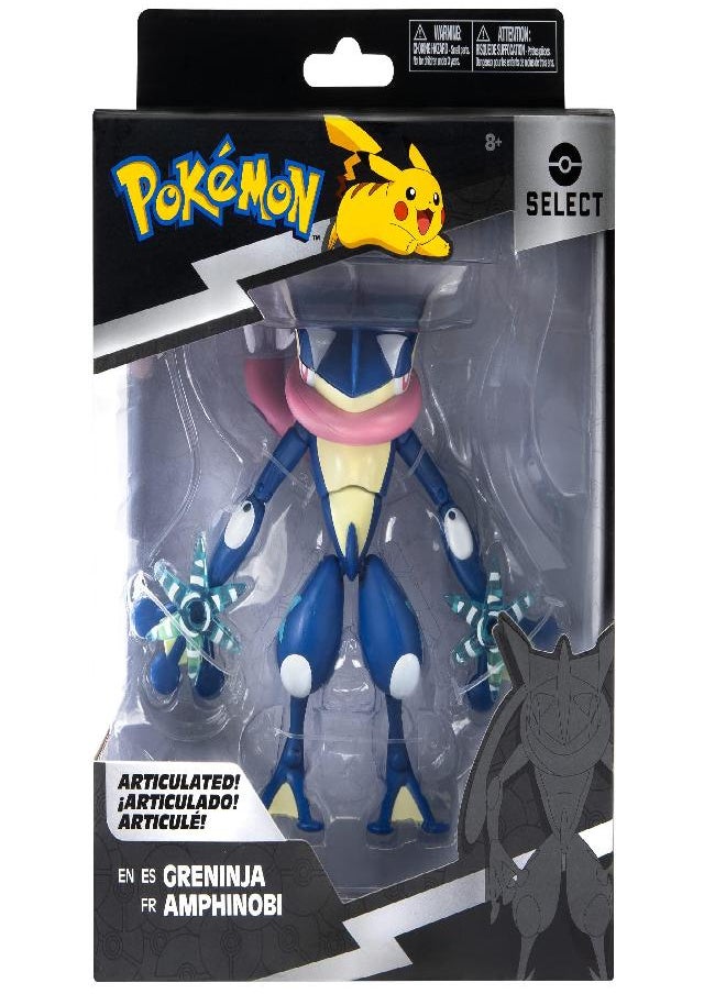 Pokemon Greninja, Super-Articulated 6-Inch Figure - Collect Your Favorite Pokémon Figures - Toys for Kids and Pokémon Fans