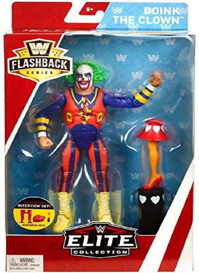 Mattel WWE Flashback Series Exclusive Doink The Clown Action Figure