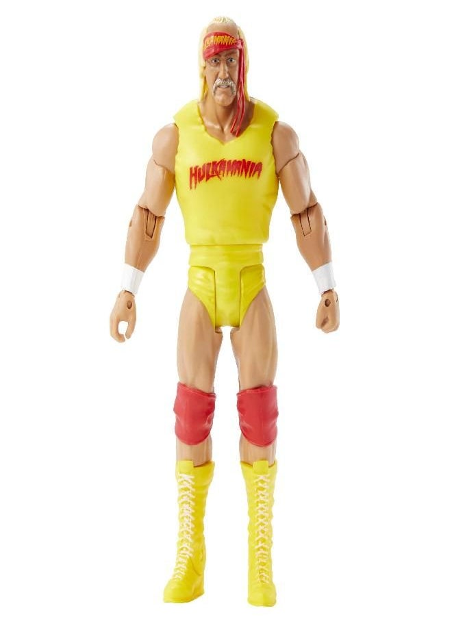 Mattel WWE Wrestlemania Action Figure, Hulk Hogan, Posable 6-inch Collectible & Gift for Ages 6 Years Old & Up