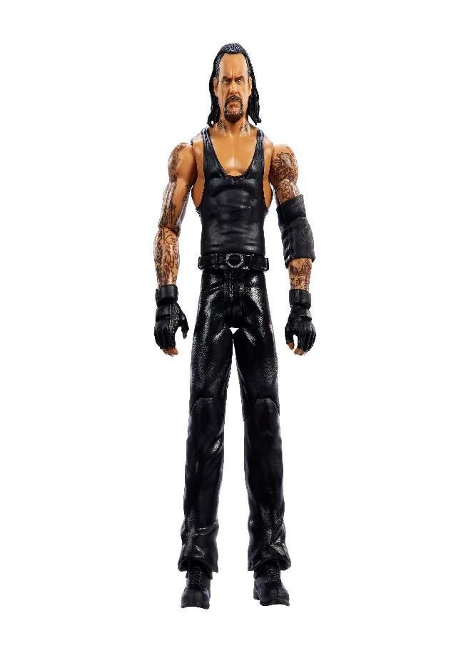 WWE Wrestlemania Undertaker Action Figure , Collectible with 10 Points Articulation & Life-Like Detail, 6-Inch