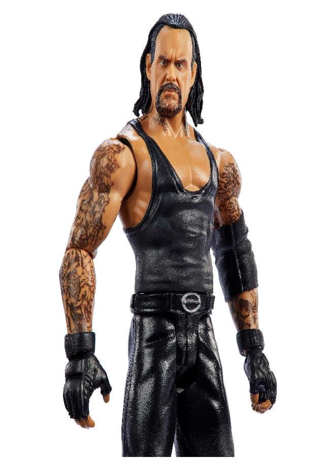 WWE Wrestlemania Undertaker Action Figure , Collectible with 10 Points Articulation & Life-Like Detail, 6-Inch