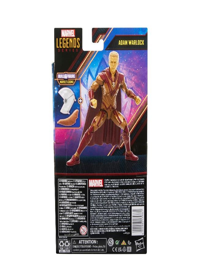 Marvel Legends Series Adam Warlock, Guardians of The Galaxy Vol. 3 6-Inch Collectible Action Figures, Toys for Ages 4 and Up