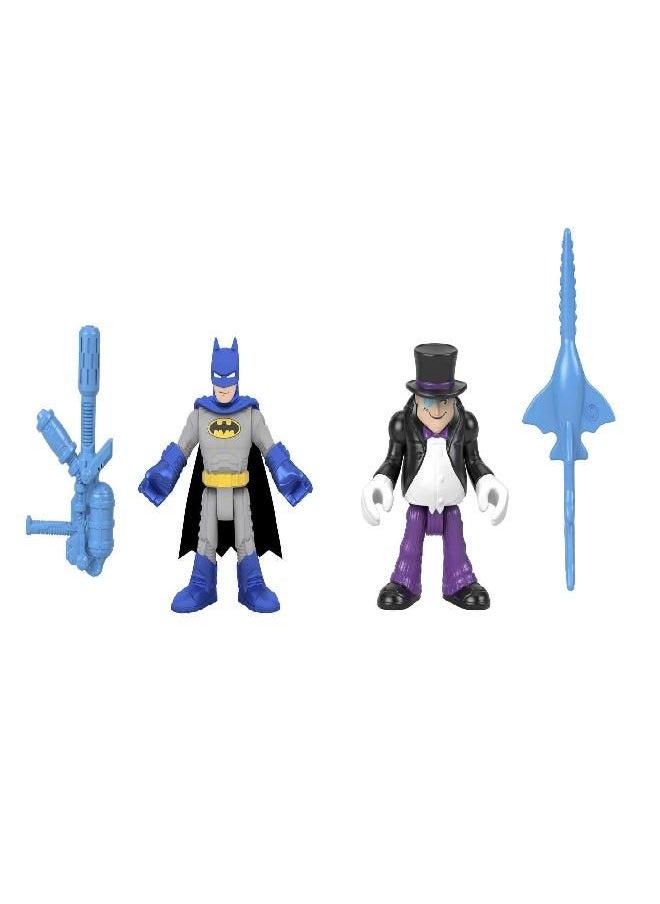 Fisher-Price Imaginext DC Super Friends Batman & The Penguin Figure Set for Preschool Kids Ages 3 to 8 Years