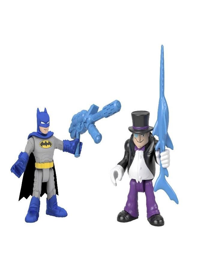 Fisher-Price Imaginext DC Super Friends Batman & The Penguin Figure Set for Preschool Kids Ages 3 to 8 Years