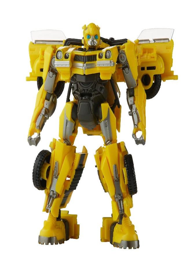 Transformers Studio Series Deluxe Class 100 Bumblebee Toy, Rise of The Beasts, 4.5-inch, Action Figure for Boys and Girls Ages 8 and Up