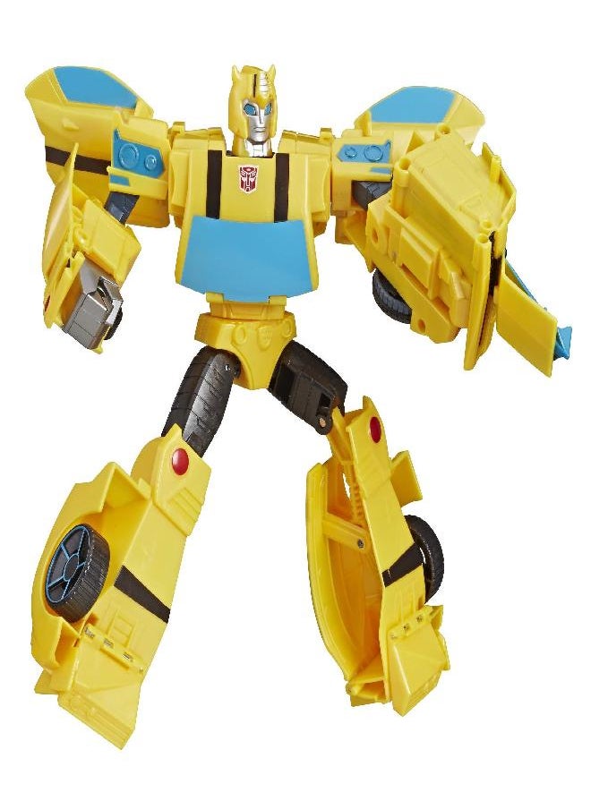 Transformers Cyberverse Action Attackers: Ultimate Class Bumblebee Action Figure Toy