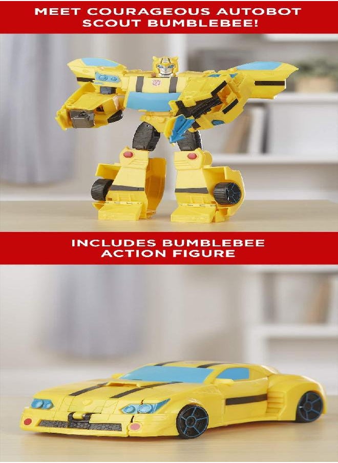 Transformers Cyberverse Action Attackers: Ultimate Class Bumblebee Action Figure Toy