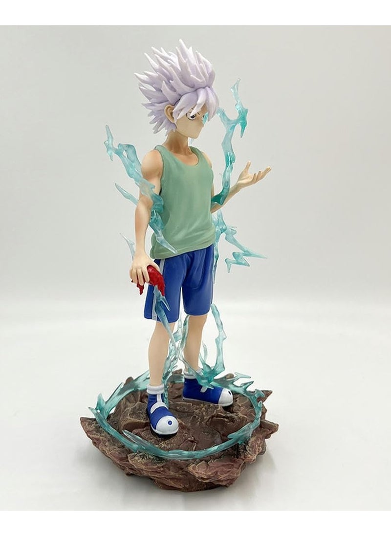 Killua Zaoldyeck Action Figure Statue – Hunter X Hunter Collectible Model, PVC Figurine, Perfect for Anime Fans & Collectors