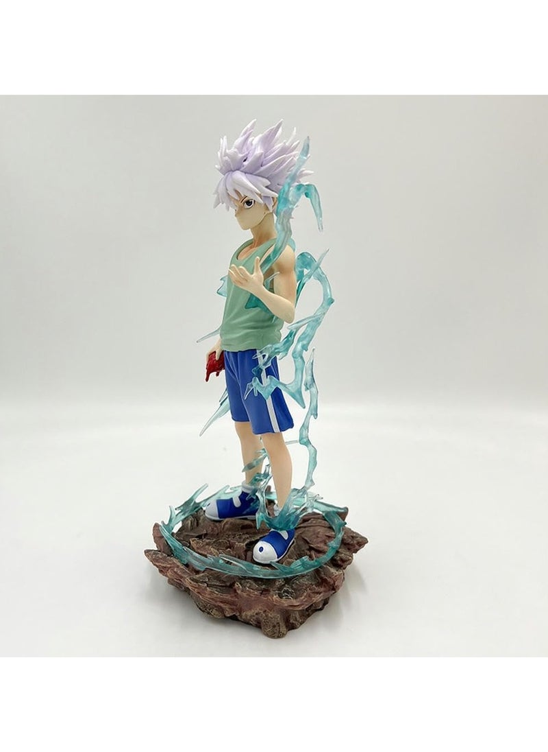 Killua Zaoldyeck Action Figure Statue – Hunter X Hunter Collectible Model, PVC Figurine, Perfect for Anime Fans & Collectors
