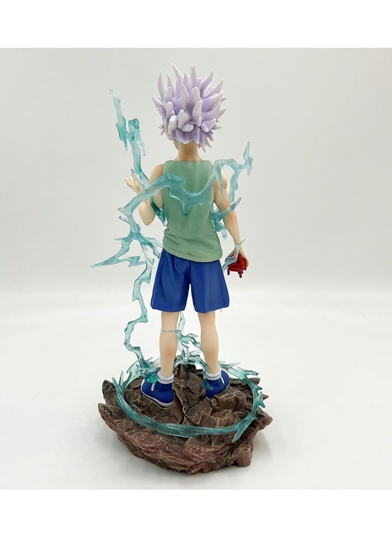 Killua Zaoldyeck Action Figure Statue – Hunter X Hunter Collectible Model, PVC Figurine, Perfect for Anime Fans & Collectors