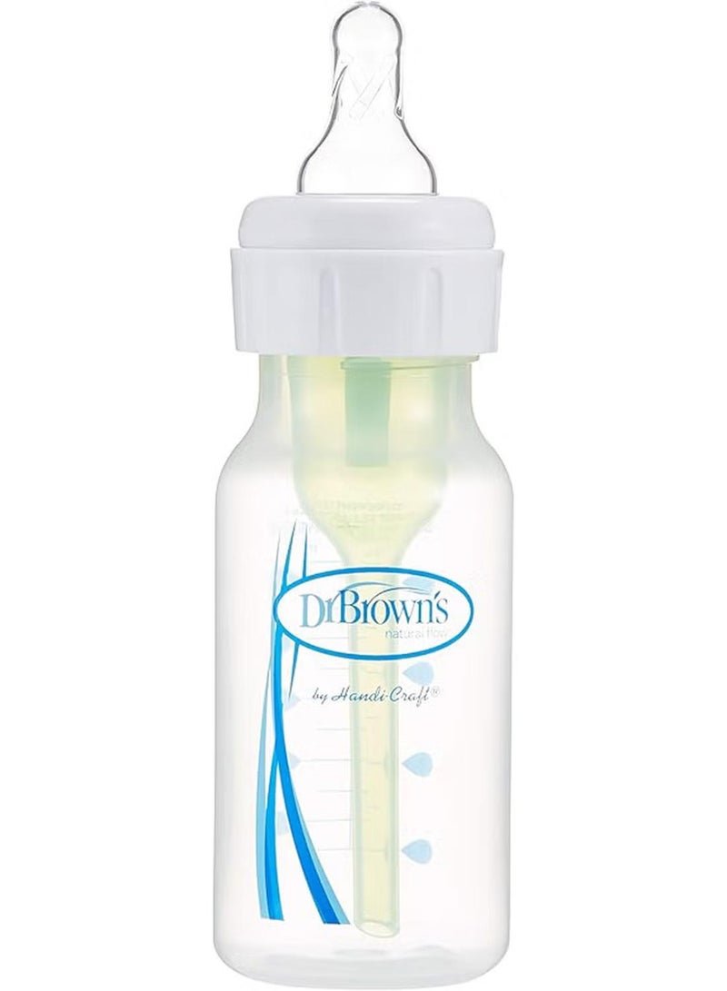 Options Plus 3-Piece Anti-Colic Natural Flow Feeding Bottle 120 ML