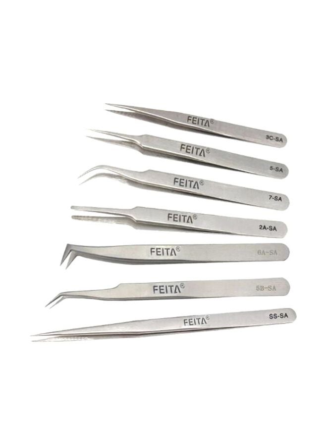 8-Piece Blackhead Remover Tool With Case Kit Silver