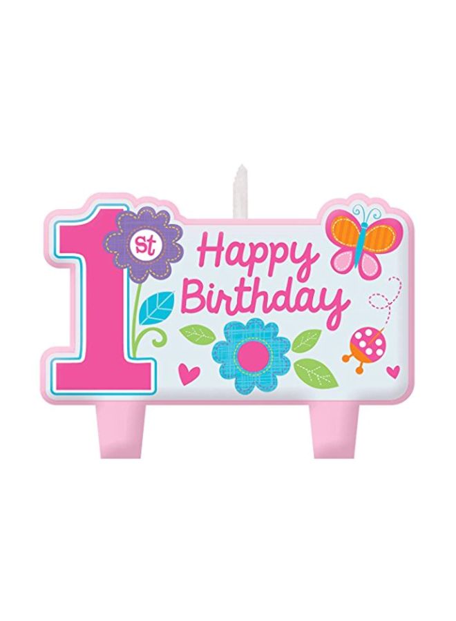 4-Piece Birthday Candle Set 7.8inch