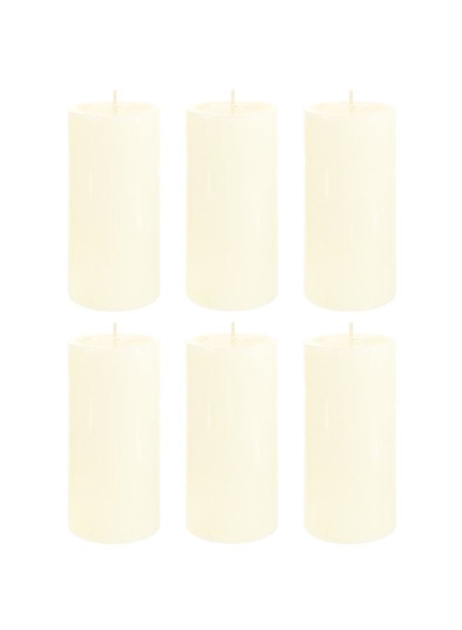 6-Piece Pillar Candle CGA002-I-6 3inch