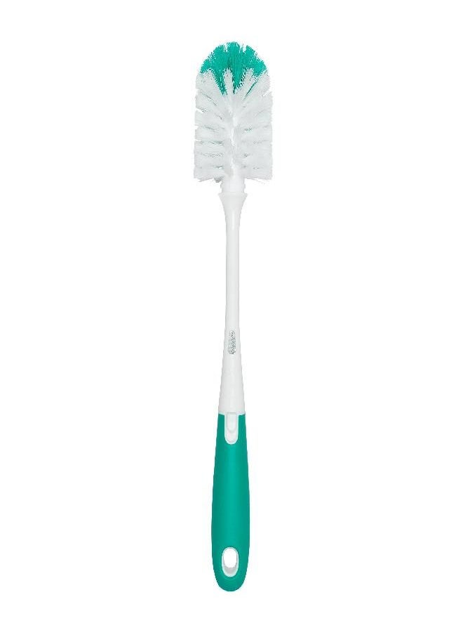 OXO Tot Bottle Brush with Nipple Cleaner and Stand - Teal, 1 Count (Pack of 1)