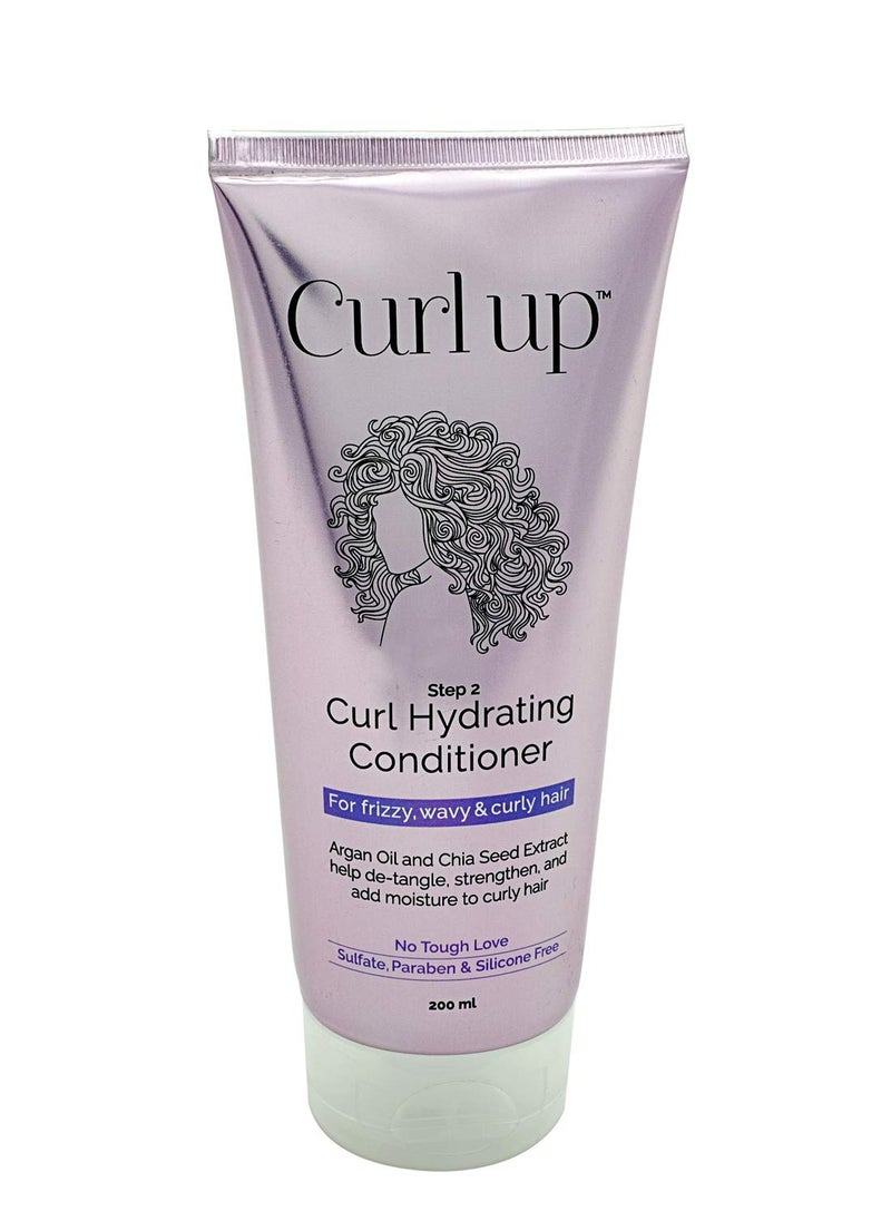 Curl Hydrating Silicone Free Conditioner For Frizzy Wavy and Curly Hair No Sulphate And Paraben 200 ml