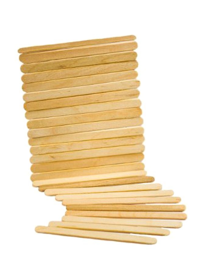 Pack Of 400 Waxing Applicator Stick Kit Beige