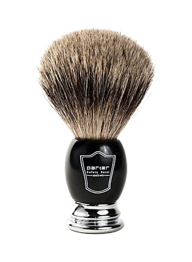 Handmade Shaving Brush With Holder Black