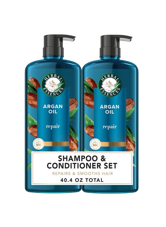 Argan Oil Repair Shampoo & Conditioner Set, Moisturizes & Smoothes, Paraben-Free, Color-Safe, Ph-Balanced, Citrus Scent, 20.2 Fl Oz, 2-Pack