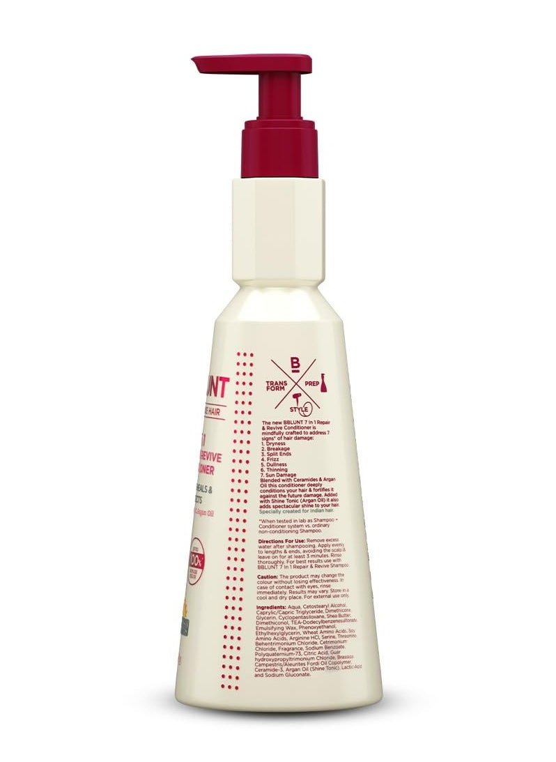 7 in 1 Repair & Revive Conditioner for Upto 100% Damage Repair - 250 g | Addresses 7 Signs of Hair Damage | Enriched with Ceramides & Argan Oil