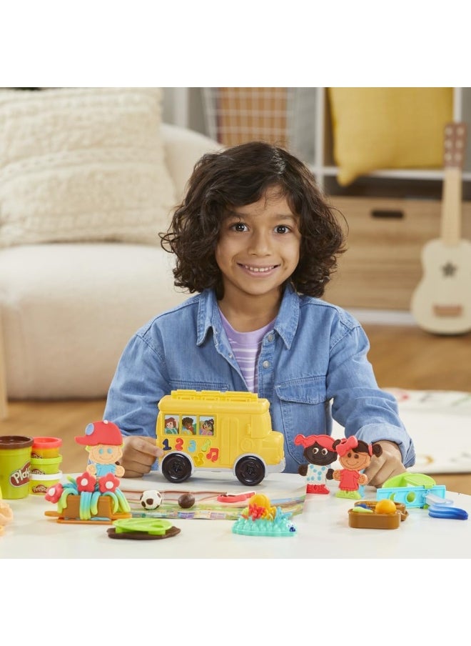 Play-Doh School Day Adventures Playset with Playmat, 15 Tools, 9 Colors, Preschool Toys for 3 Year Olds & Up
