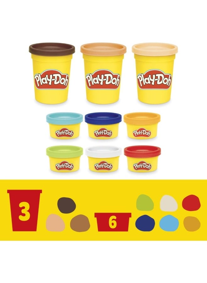 Play-Doh School Day Adventures Playset with Playmat, 15 Tools, 9 Colors, Preschool Toys for 3 Year Olds & Up