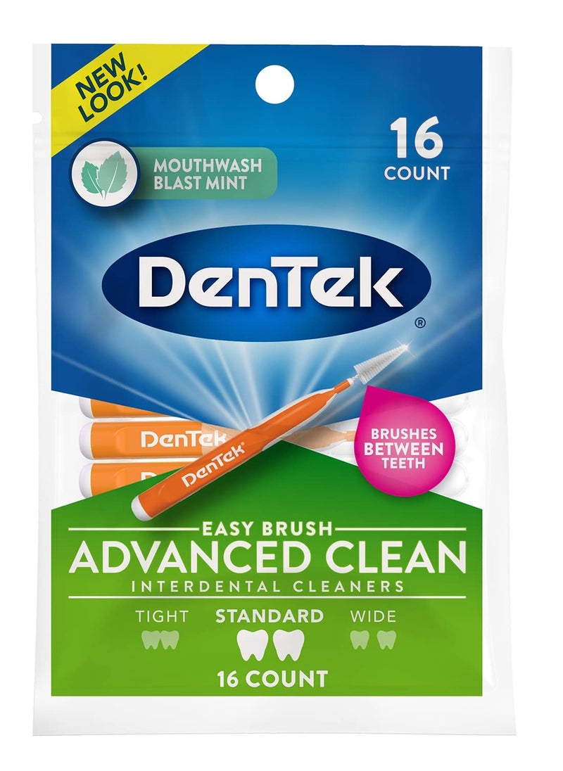 DenTek Easy Brush Interdental Cleaners, Mint, 16 Count