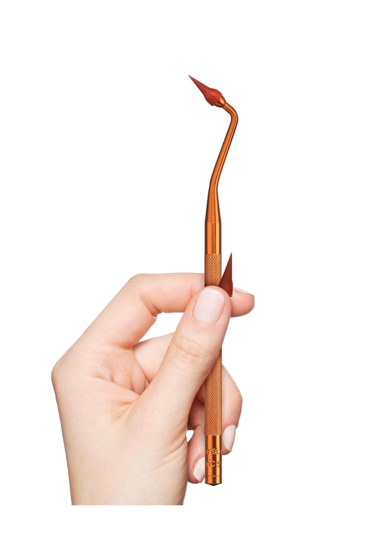 GUM Stimulator Permanent Handle - Long Handled Massager Remove Plaque & Promote Health (Handle + 2 Refill Packs)