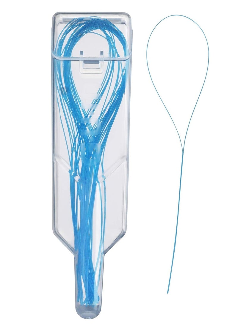 GUM EEZ-Thru Floss Threaders, Dental Flossers for Braces, Bridges, & Implants,25ct(6pk)