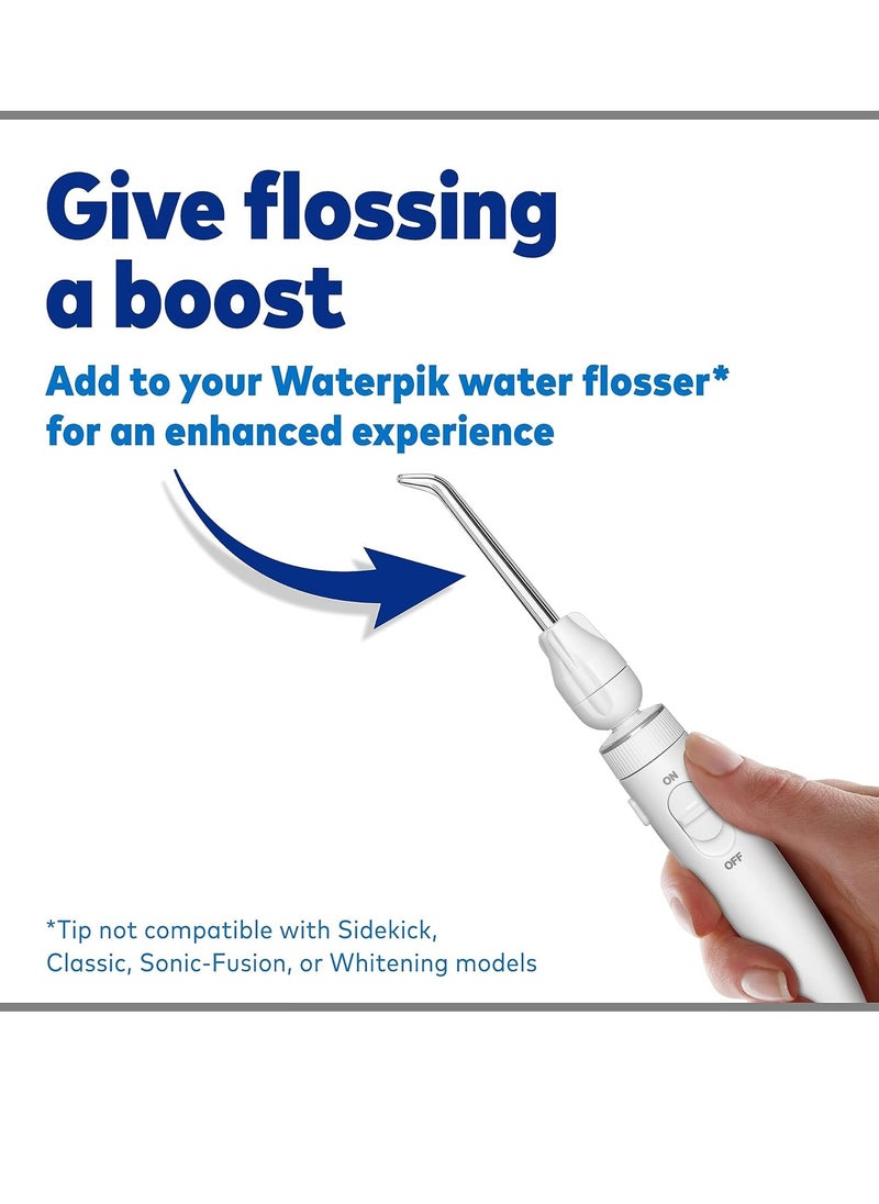 Waterpik Boost Water Flosser Tip with 30 Fresh Mint Whitening Tablets, Whiten Teeth and Remove Stains Gently