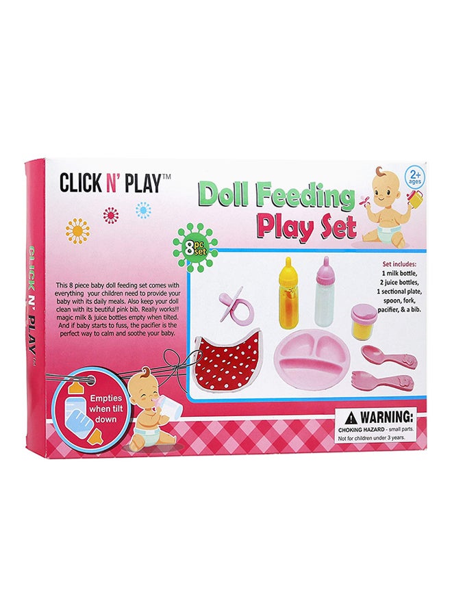 8-Piece Baby Doll Feeding Set