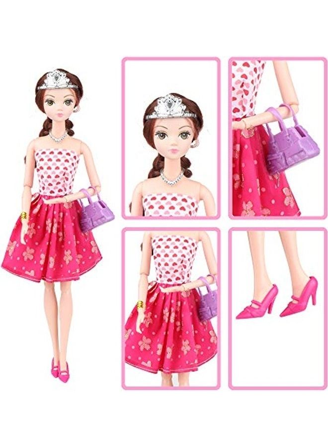 54-Piece Doll Clothes And Accessories Set