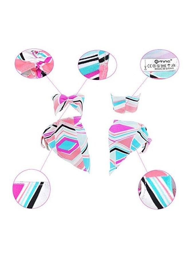 10-Piece Beach Swimsuit Bathing Clothes With 5 Pairs Shoes For 11.5 Inch Girl Dolls 8.11 X5.08 X1.30inch