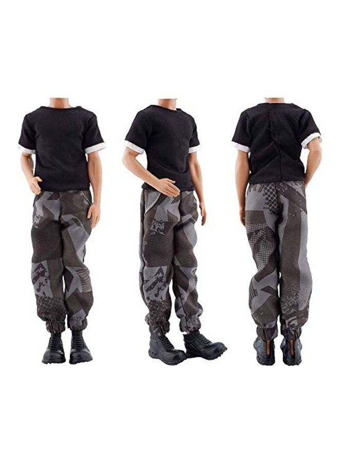 3 Sets Casual Wear Clothes With 3 Pair Shoes For 12 Inches Boy Dolls 6.89 x 4.92 x 1.85inch