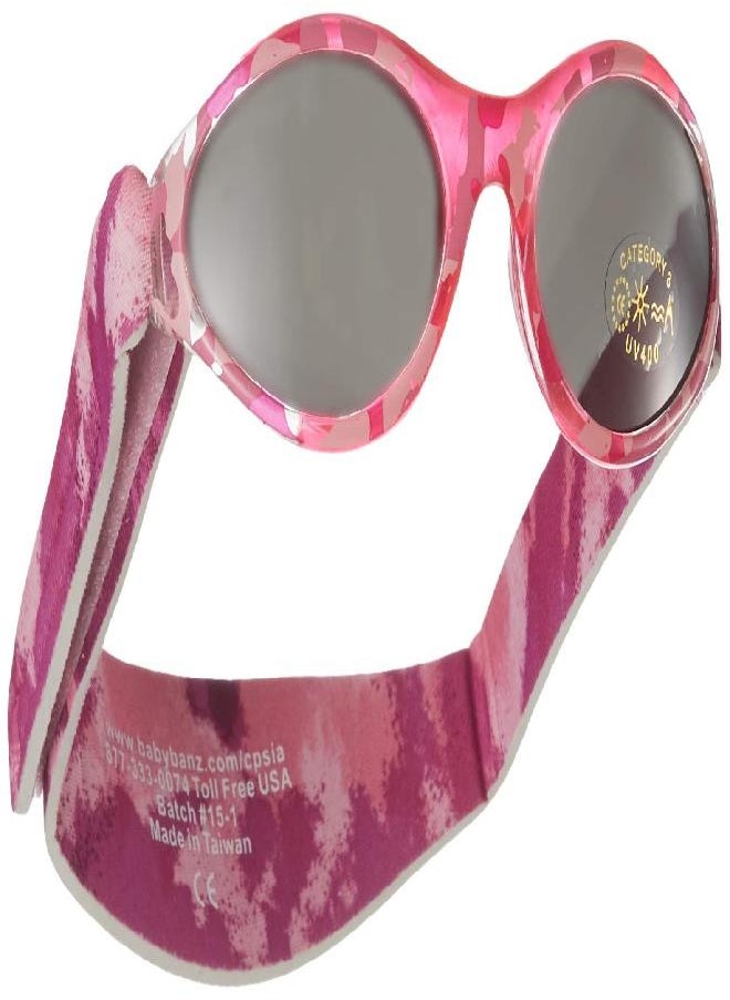 Baby Banz Baby Girls Adventure BANZ Swimming Goggles, Pink Diva Camo, 2 US