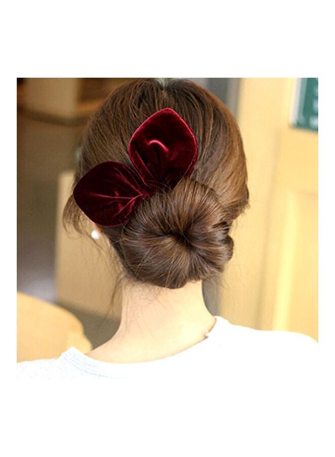 12-Piece Hair Scrunchies Blue/Purple/Red