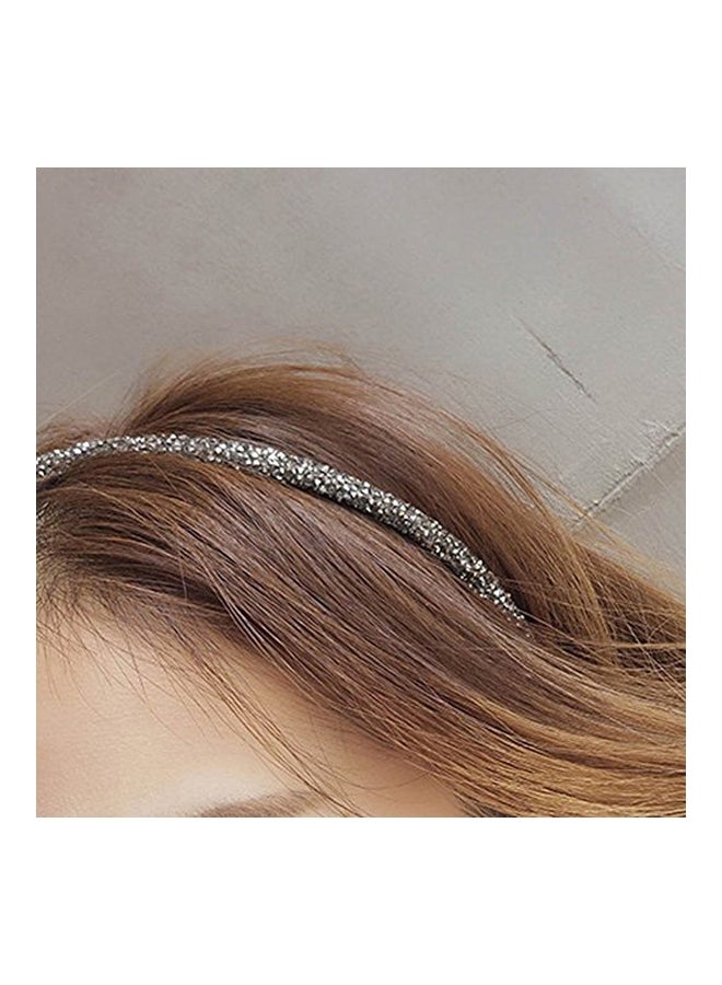 5-Piece Glitter Narrow Hair Band Assorted