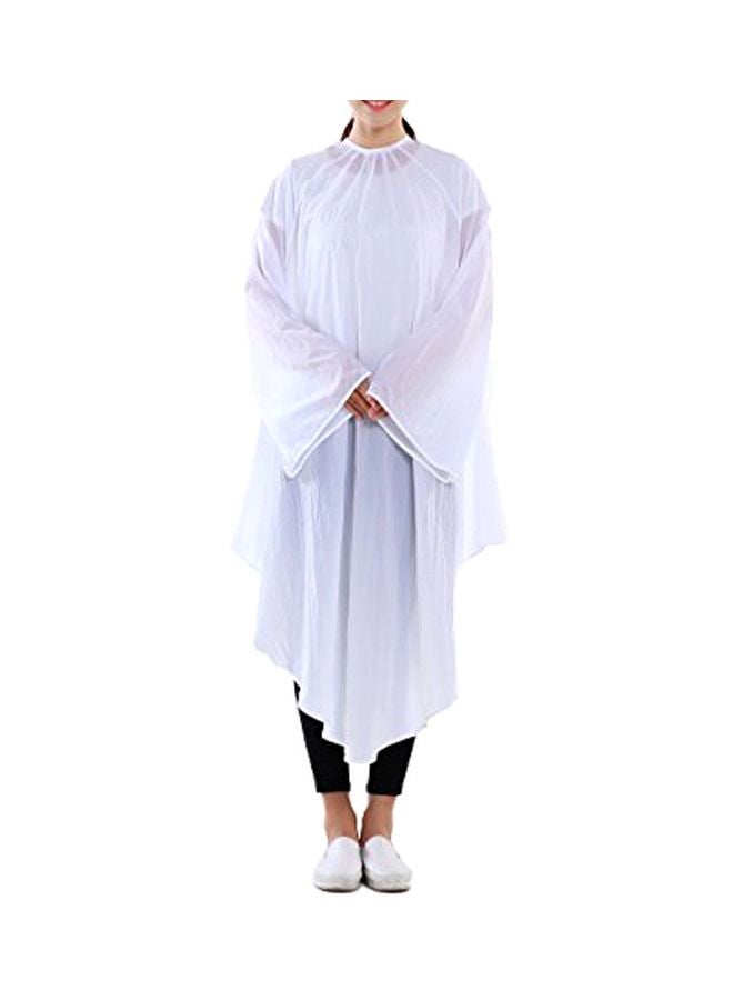 Hair Cutting Cape Gown White