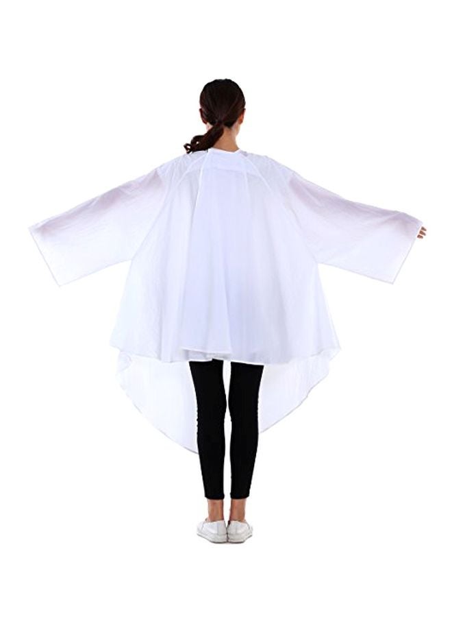 Hair Cutting Cape Gown White