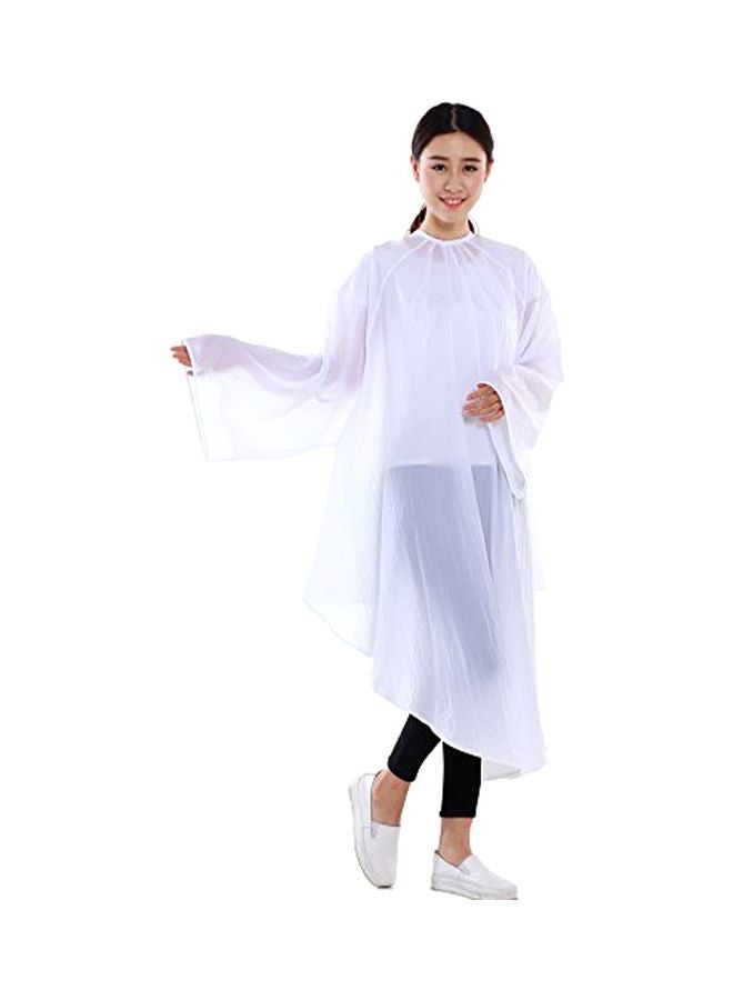 Hair Cutting Cape Gown White